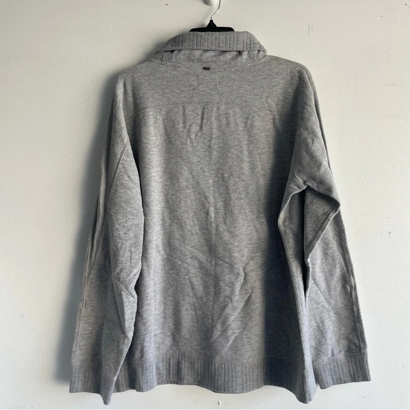 Billy Reid Medium Gray Mouline Shawl Pullover Sweatshirt - 22471 - Picture 3 of 9